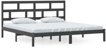 vidaXL Massivholzbett Kiefer 200x200cm (3101242)