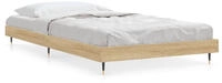 vidaXL Bettgestell ohne Matratze Sonoma-Eiche 100x200 cm Holzwerkstoff