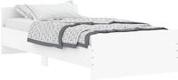 vidaXL Bettgestell Wei&szlig; 100x200 cm Holzwerkstoff