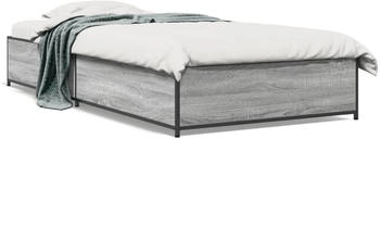 vidaXL Bettgestell Holzwerkstoff Metall 100x200cm (845109)