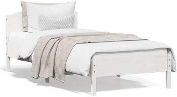 vidaXL Massivholzbett mit Kopfteil Kiefer 90x200cm (842619)
