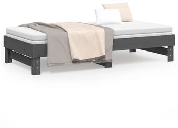 vidaXL Tagesbett Ausziehbar Massivholz Kiefer 90x190cm (823391)