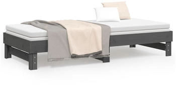 vidaXL Tagesbett Ausziehbar Massivholz Kiefer 90x200cm (823381)