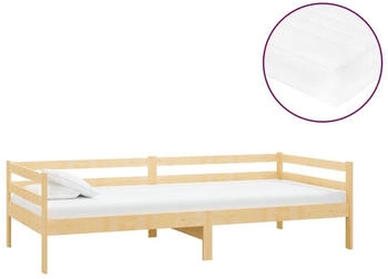 vidaXL Tagesbett mit Matratze Kiefer Massivholz 90x200cm (3083554)