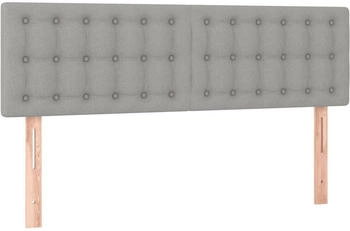 vidaXL LED-Kopfteil Stoff 144x5x78/88cm (122044)
