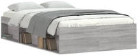 vidaXL Bettgestell Grau Sonoma 120x200 cm