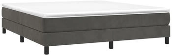 vidaXL Boxspringbett mit Matratze Samt 180x200cm (3144346)