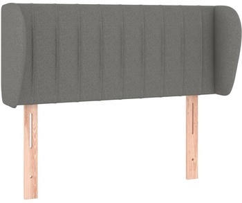 vidaXL Kopfteil mit Ohren Stoff 83x78/88cm (3117357)