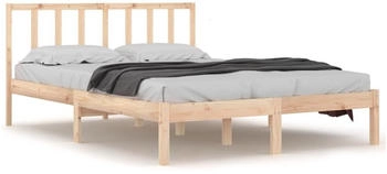vidaXL Massivholzbett Kiefer 160x200cm (3105081)