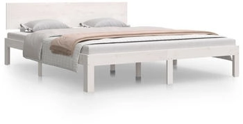 vidaXL Massivholzbett Kiefer 160x200cm (810506)