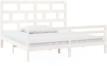 vidaXL Massivholzbett Kiefer 200x200cm (3101304)