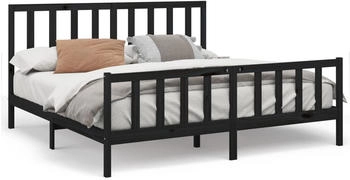 vidaXL Massivholzbett Kiefer 200x200cm (3106727)