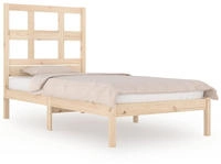 vidaXL Massivholzbett ohne Matratze 90x190 cm Kiefer