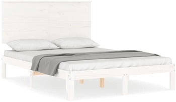 vidaXL Massivholzbett mit Kopfteil 140x190cm (3193642)
