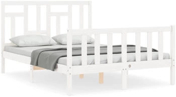 vidaXL Massivholzbett mit Kopfteil 140x200cm (3193142)