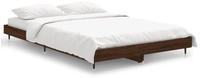 vidaXL Bettgestell ohne Matratze Braun Eiche 120x190 cm Holzwerkstoff