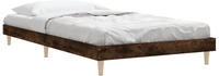 vidaXL Bettgestell ohne Matratze R&auml;uchereiche 90x190 cm Holzwerkstoff