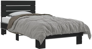 vidaXL Bettgestell Holzwerkstoff Metall 75x190cm (845747)