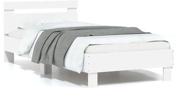 vidaXL Bettgestell mit Kopfteil Holzwerkstoff 75x190cm (838568)