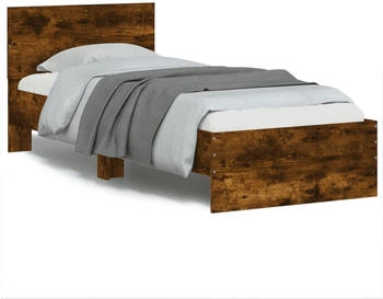 vidaXL Bettgestell mit Kopfteil Holzwerkstoff 75x190cm (838663)