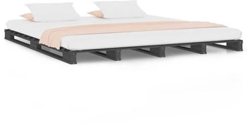vidaXL Palettenbett Massivholz Kiefer 120x190cm (821429)