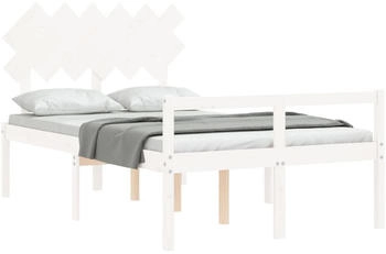 vidaXL Seniorenbett mit Kopfteil Massivholz 120x200cm (3195542)