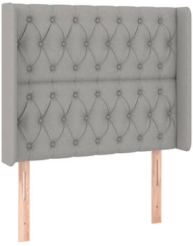 vidaXL Kopfteil mit Ohren Stoff 93x118/128cm (3119898)