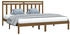 vidaXL Massivholzbett 200x200cm (3105273)