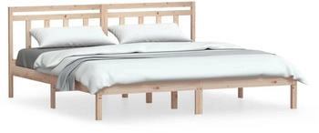 vidaXL Massivholzbett Kiefer 160x200cm (3100599)