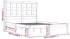 vidaXL Massivholzbett Kiefer 160x200cm (3104489)