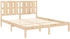 vidaXL Massivholzbett Kiefer 160x200cm (3105610)