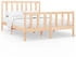 vidaXL Massivholzbett Kiefer 160x200cm (3106713)