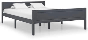 vidaXL Massivholzbett Kiefer 160x200cm (322128)