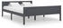 vidaXL Massivholzbett Kiefer 160x200cm (322128)