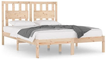 vidaXL Massivholzbett Kiefer 200x200cm (3103953)