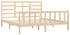 vidaXL Massivholzbett Kiefer 200x200cm (3107633)