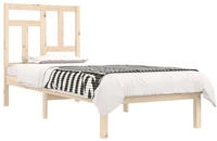 vidaXL Massivholzbett ohne Matratze 90x190 cm Kiefer