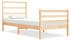 vidaXL Massivholzbett Kiefer 90x190cm (3104971)