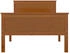 vidaXL Massivholzbett Kiefernholz 100x200cm (322189)