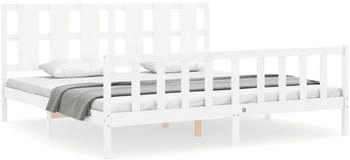 vidaXL Massivholzbett mit Kopfteil 180x200cm (3192247)