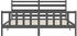 vidaXL Massivholzbett mit Kopfteil 200x200cm (3192058)