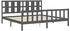 vidaXL Massivholzbett mit Kopfteil 200x200cm (3192253)