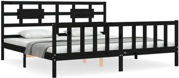 vidaXL Massivholzbett mit Kopfteil 200x200cm (3192580)