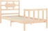 vidaXL Massivholzbett mit Kopfteil 90x200cm (3192541)
