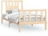 vidaXL Massivholzbett mit Kopfteil Kiefer 90x200cm (3188151)