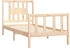 vidaXL Massivholzbett mit Kopfteil Kiefer 90x200cm (3188151)