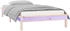 vidaXL Massivholzbett mit LEDs 100x200cm (820596)
