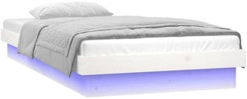 vidaXL Massivholzbett mit LEDs 75x190cm (819998)