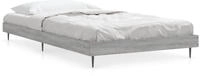 vidaXL Bettgestell Grau Sonoma 90x190 cm Holzwerkstoff