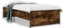 vidaXL Bettgestell Holzwerkstoff Metall 100x200cm (845238)